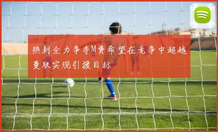 热刺全力争夺M费希望在竞争中超越曼联实现引援目标